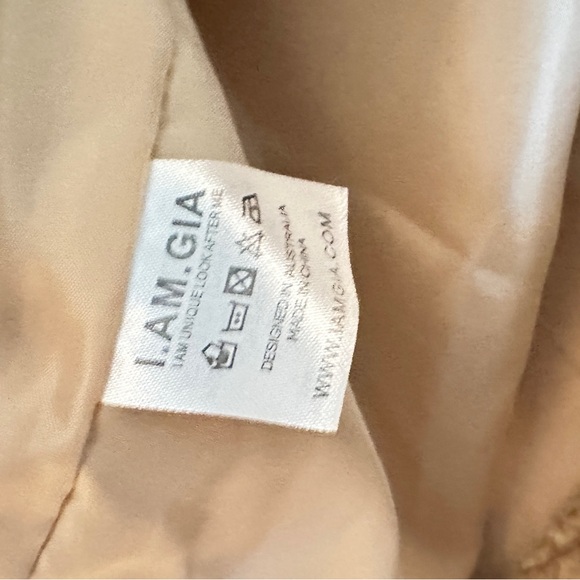 I.AM.GIA Cream Teddy Jacket with Plush Texture and Oversized Fit - Picture 5 of 5